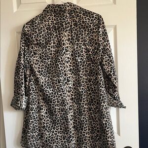 Chico's Animal Print Button-Up Blouse